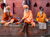 Sadhus in Kathmandu