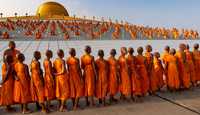 Buddhist Monks in Bangkok