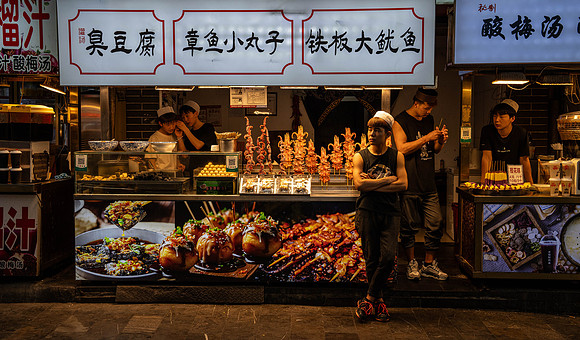 Waiting for customers